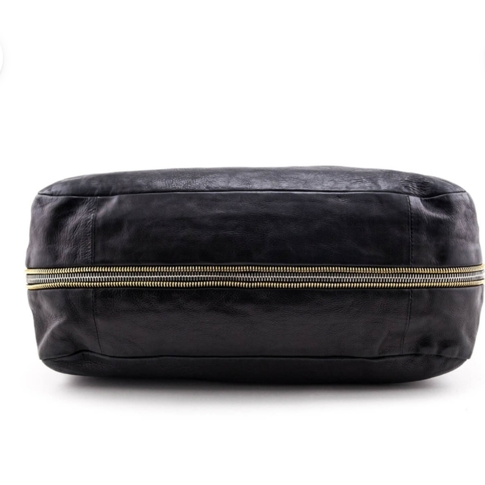 Prada Glacé Black Leather Tote Bag – Gold & Silver Hardware – Rare & Pristine! - Picture 15 of 15